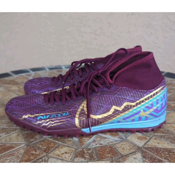 Nike Zoom Mercurial Superfly 9 Academy Turf Mens Size 6.5 DR9347-694 Pre-owned - Picture 4 of 6